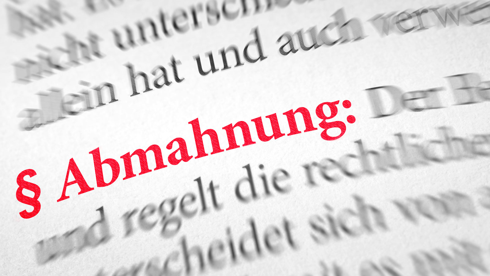 Klares Signal gegen Abmahnmissbrauch